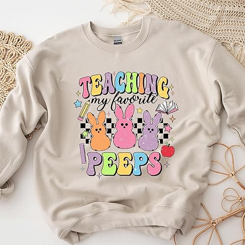 a sweatshirt that says teaching is my favorite pees
